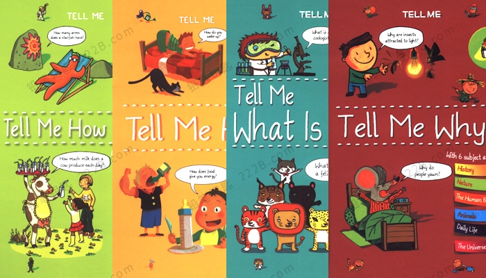 《Tell Me Series》四册告诉我系列儿童英文科普读物PDF 百度云网盘下载