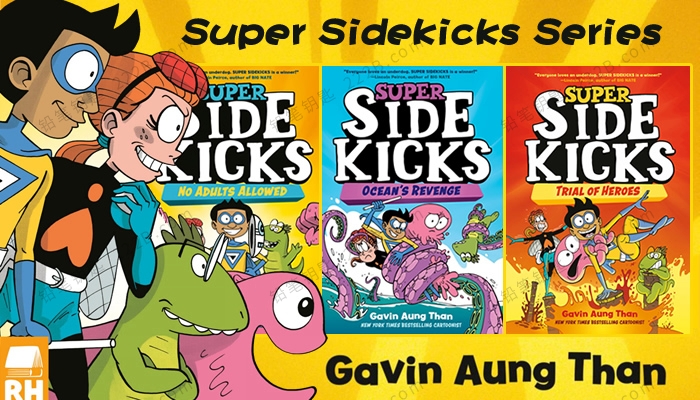 《Super Sidekicks Series》全三册超级伙伴系列英文漫画 百度云网盘下载