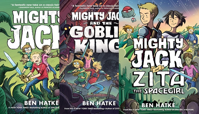 《Mighty Jack Series》三册儿童冒险幻想英文漫画系列阅读PDF 百度云网盘下载