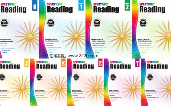 《Spectrum Reading Workbook 》GK-G8阅读理解练习册PDF 百度云网盘下载