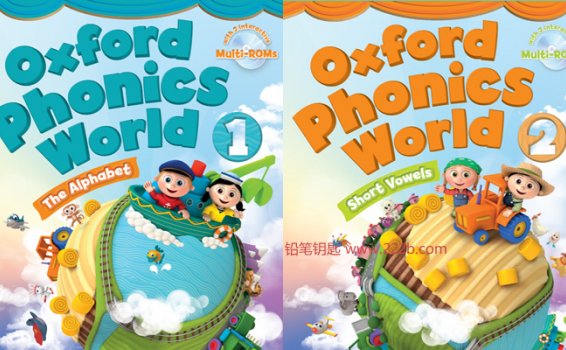 《Oxford Phonics World牛津拼读世界1-5册》高清PDF音频视频 百度云网盘下载