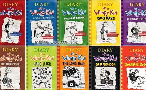 《Diary of a Wimpy Kid小屁孩日记全套14册》PDF+原版MP3音频 百度云网盘下载