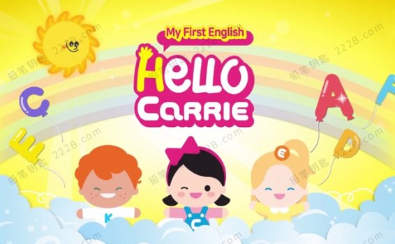 《Hello Carrie English》57集字母+字母组合+自然拼读MP4视频 百度云网盘下载