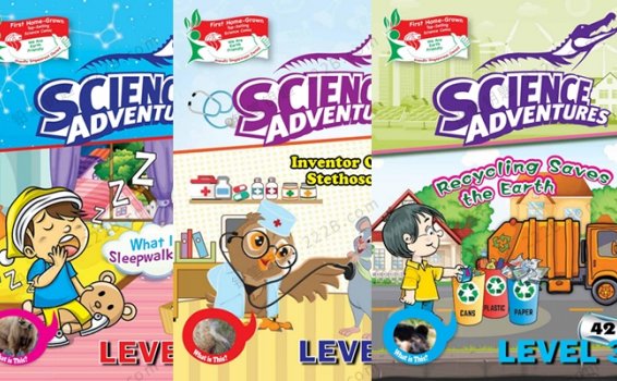 《Science Adventures》三册自然科学英文漫画绘本PDF 百度云网盘下载