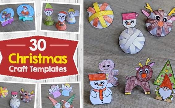 《30 Amazing Christmas craft》30种圣诞节手工制作DIY素材包 百度云网盘下载