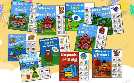 《Lift-a-Flap Interactive Book BUNDLE》13册安静书互动趣味英文教具PDF 百度云网盘下载