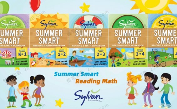 《Summer Smart Reading Math》全五册暑假衔接阅读理解数学综合练习册PDF 百度云网盘下载