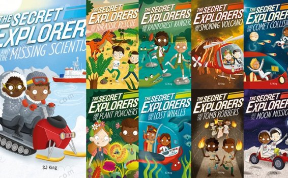 《The Secret Explorer Series》九册秘密探险家儿童冒险故事英文绘本 百度云网盘下载