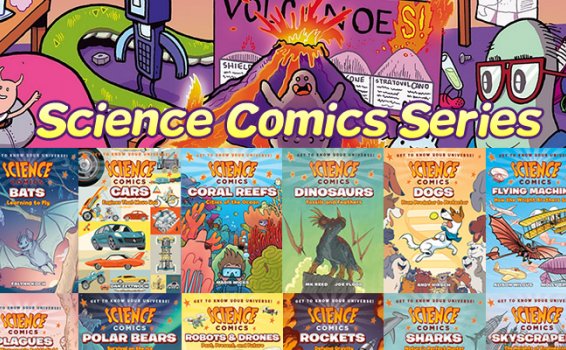 《Science Comics Series》24册儿童科学漫画趣味英文阅读系列PDF 百度云网盘下载