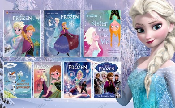 《Disney Frozen Series》七册迪士尼冰雪奇缘主题英文绘本PDF 百度云网盘下载