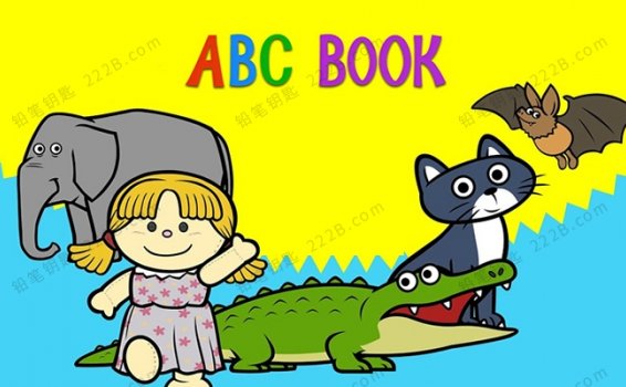 《ABC Book》幼儿英语字母启蒙26集动画+音频+绘本PDF 百度云网盘下载